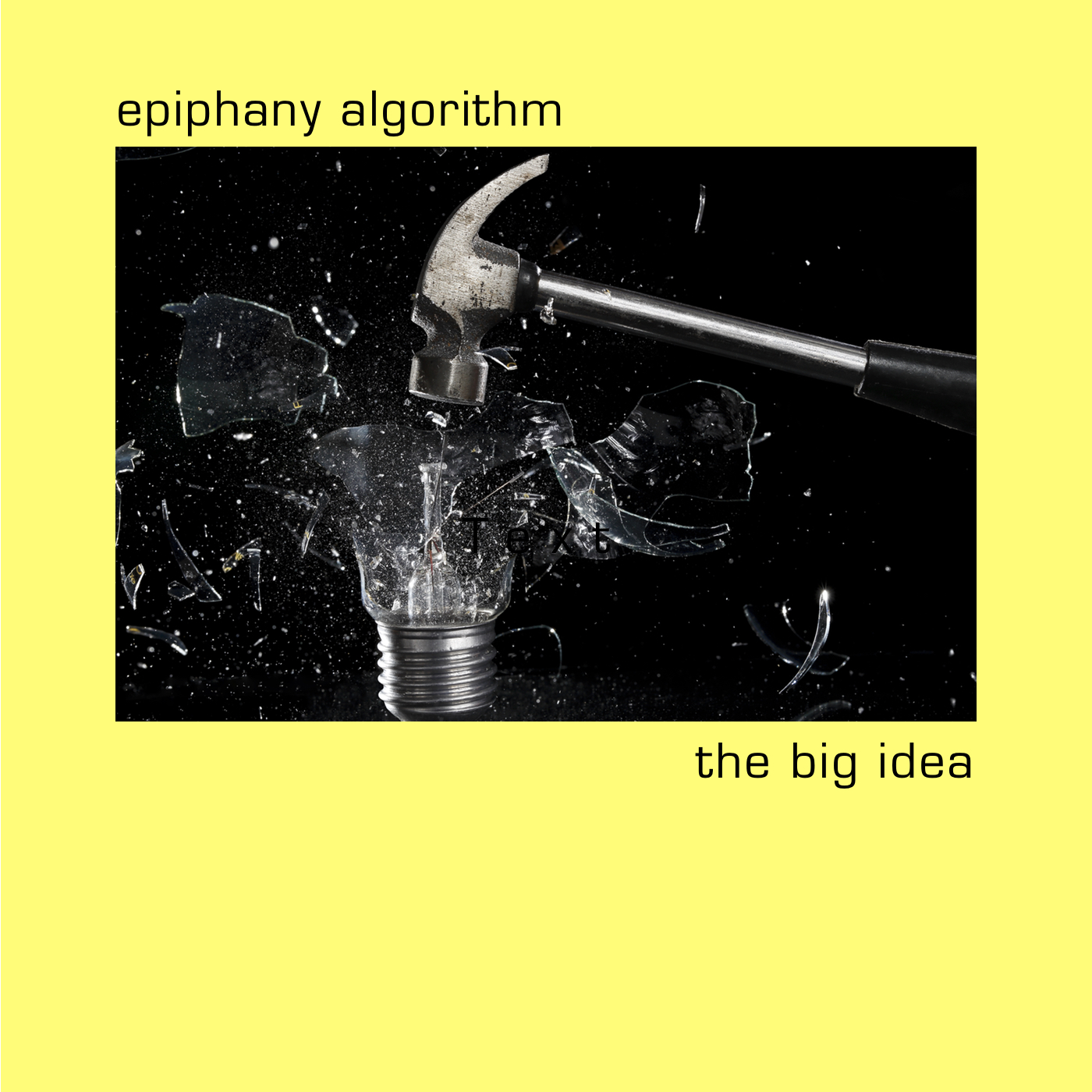 epiphany algorithm - the big idea